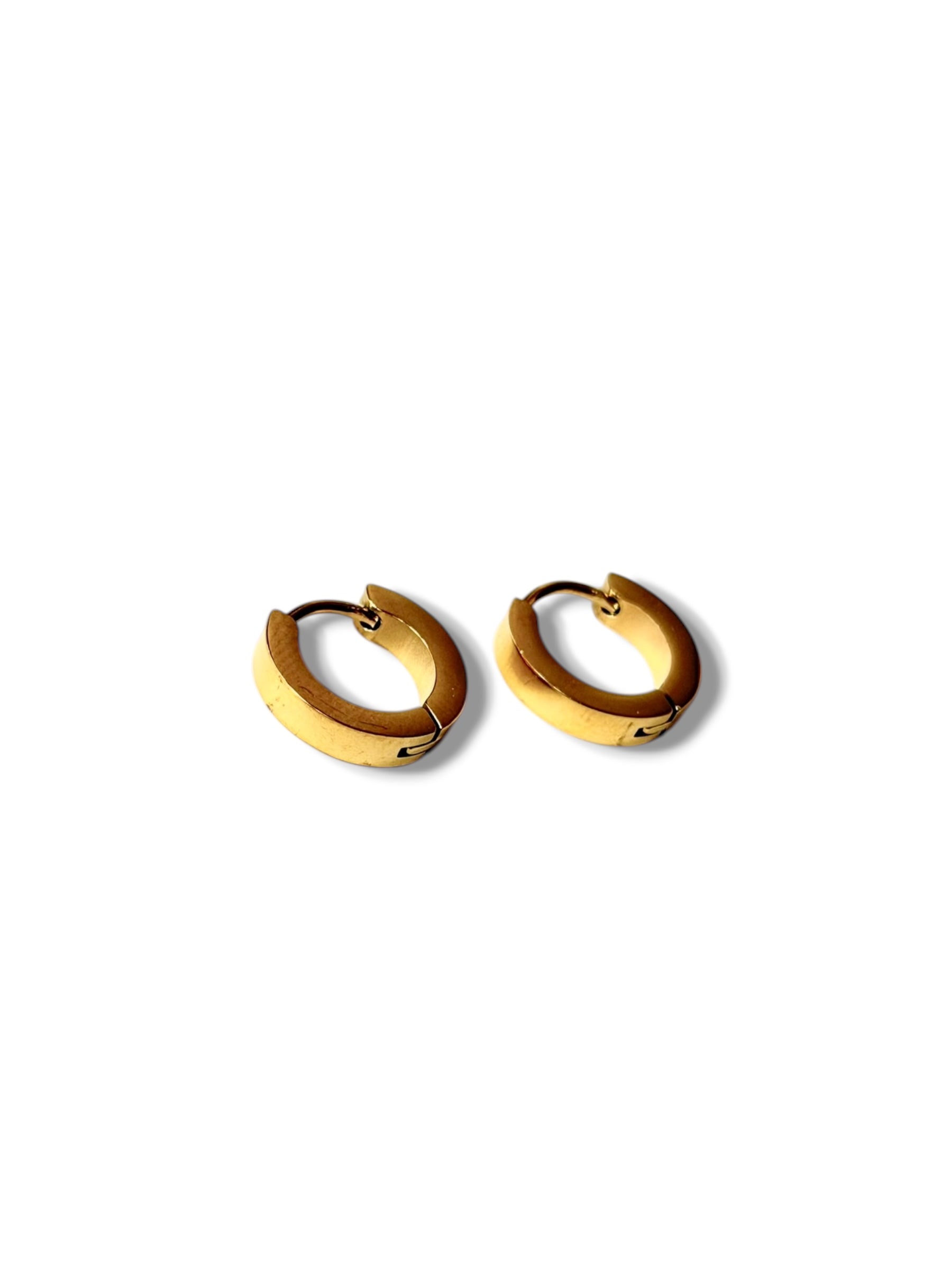 Small Gold Huggie Hoop Earrings