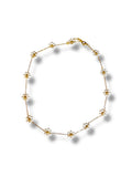 White flowers Choker