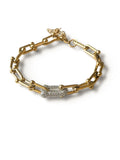 Gilded link bracelet